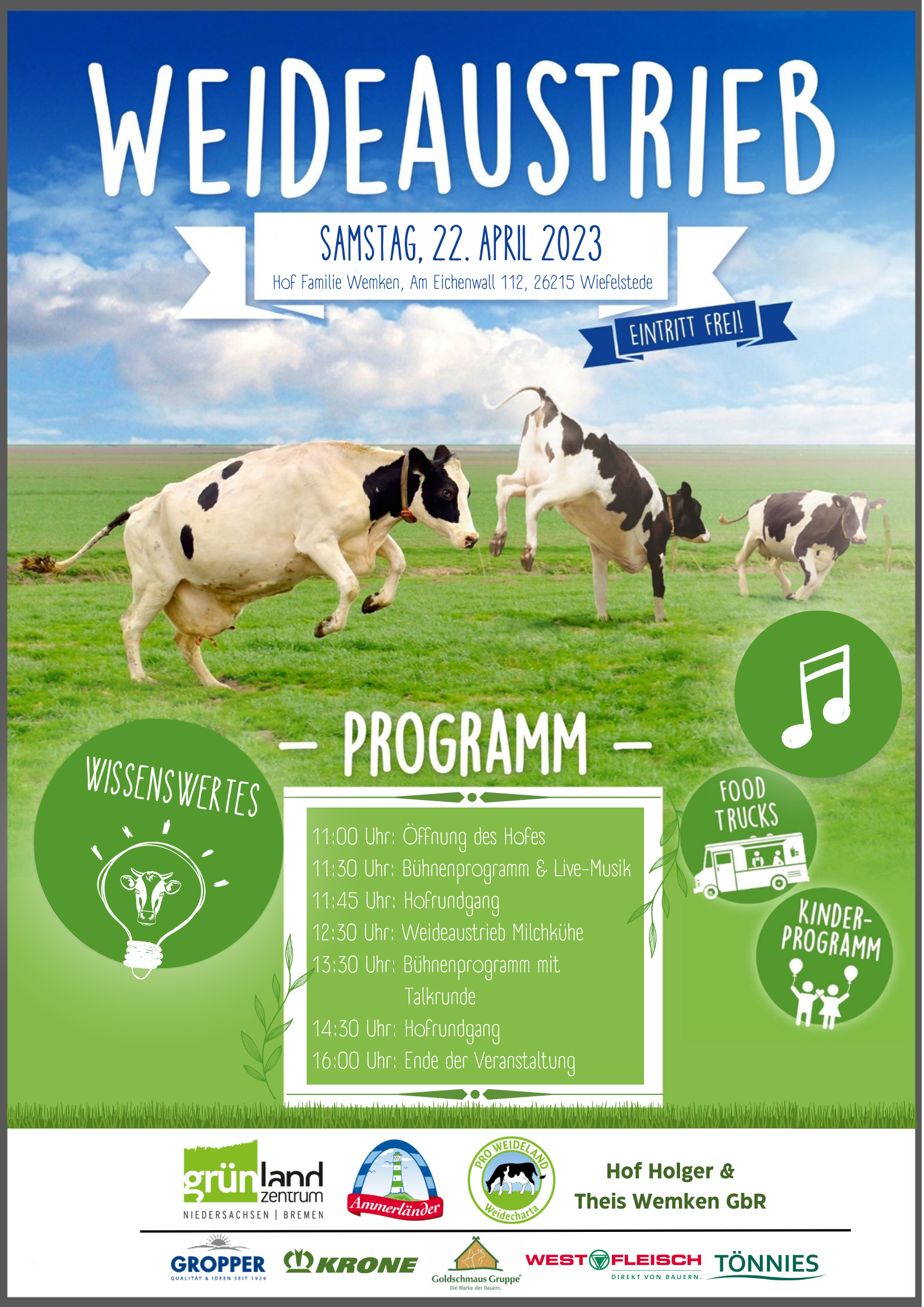 Poster Weideaustrieb Wiefelstede (1)